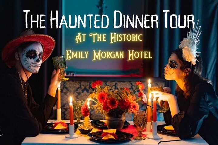 Dinner and entertainment at The Official Hotel of The Alamo, then join our award winning Ghost Walk
